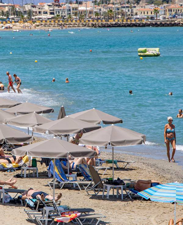 Der Strand auf Kreta.