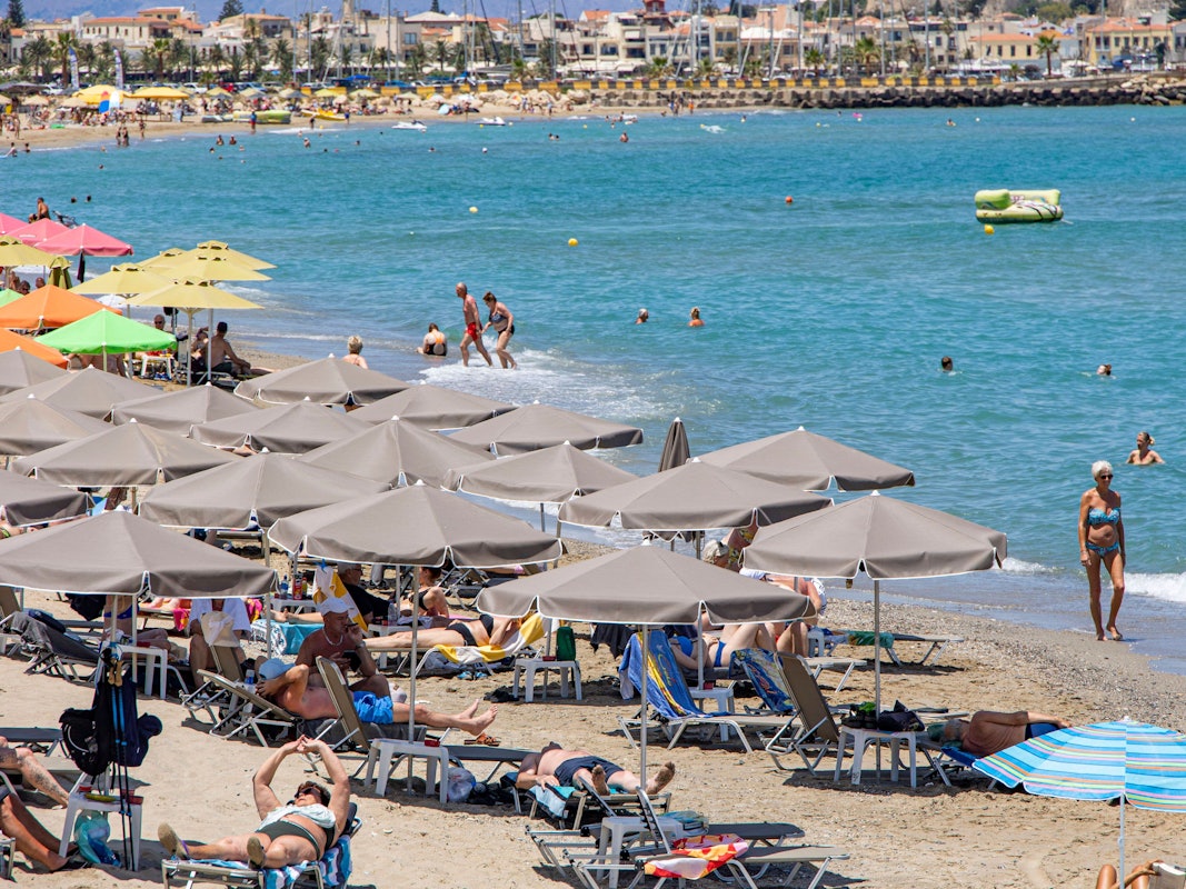 Der Strand auf Kreta.