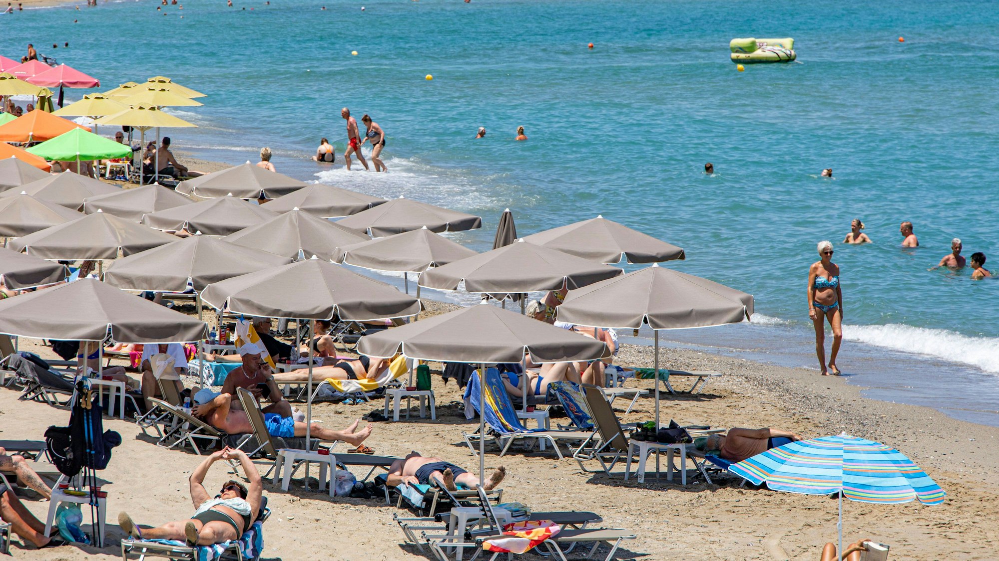 Der Strand auf Kreta.