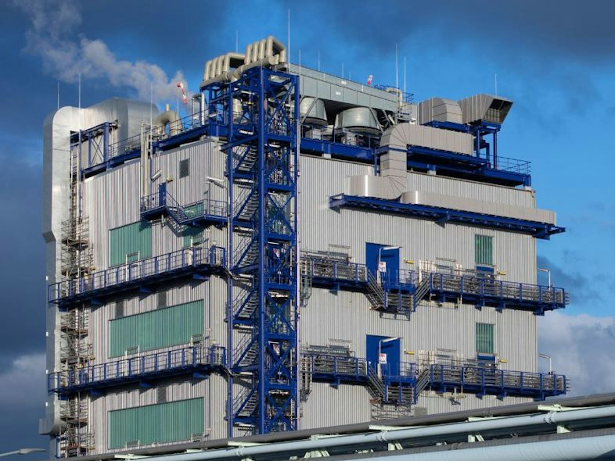 Das BASF-Werk in Hürth-Knapsack, das in Kürze stillgelegt werden soll.