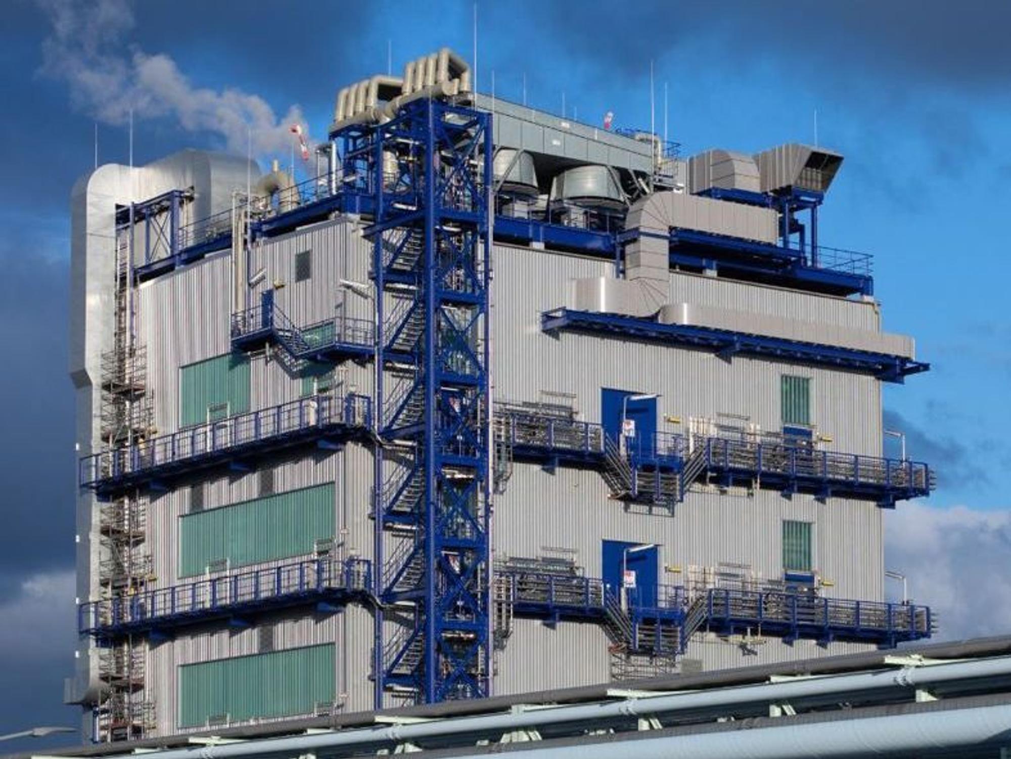 Das BASF-Werk in Hürth-Knapsack, das in Kürze stillgelegt werden soll.