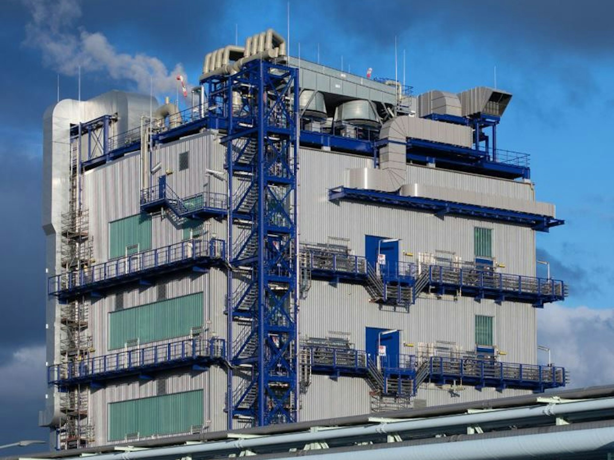 Das BASF-Werk in Hürth-Knapsack, das in Kürze stillgelegt werden soll.