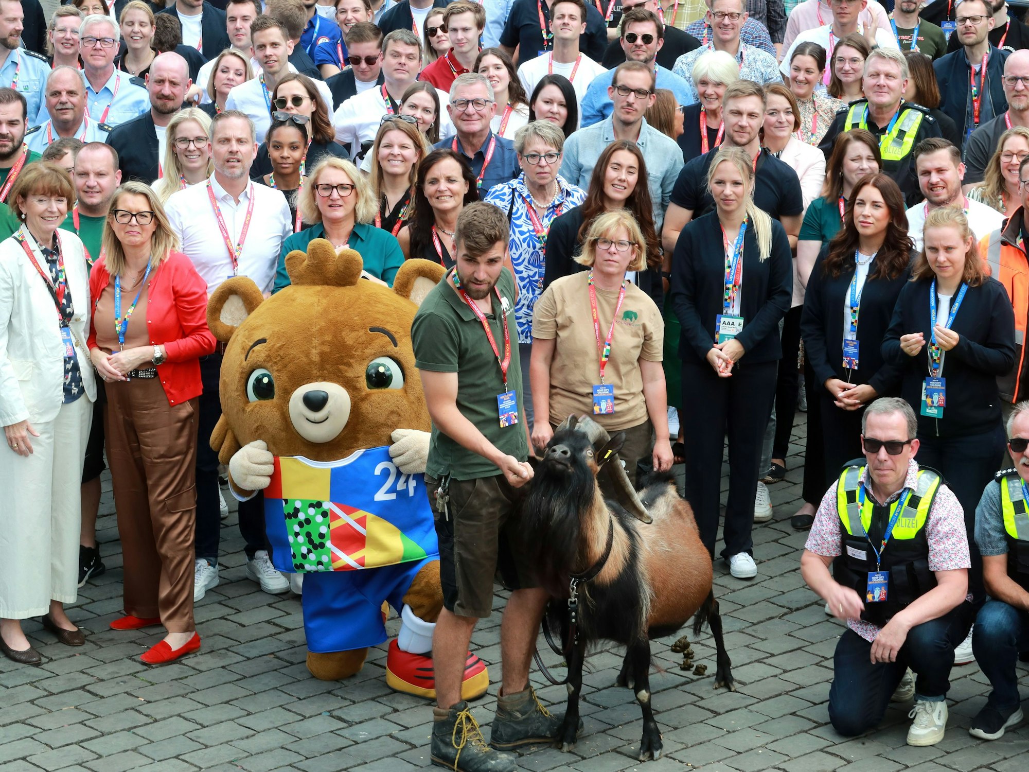 Empfang für alle Beteiligten an der Euro in Köln.
