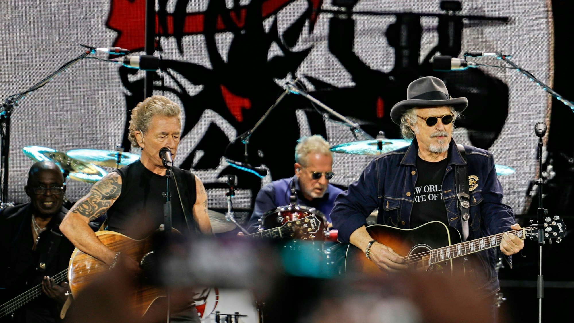 Peter Maffay mit Wolfgang Niedecken.