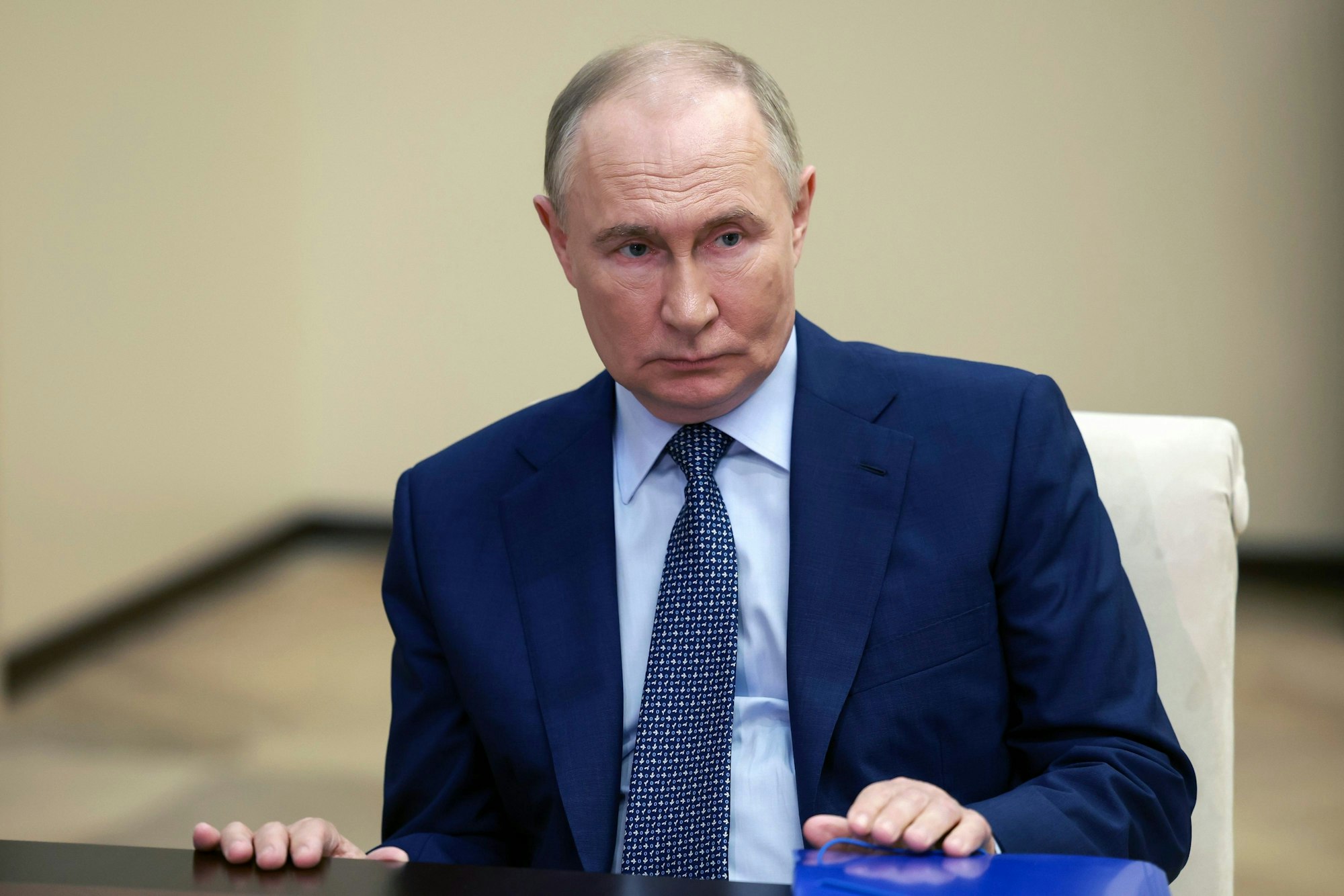 Russlands Präsident Wladimir Putin Mitte Juli in Moskau: Europas Hauptstädte könnten Ziel von Raketen werden, warnt der Kreml.