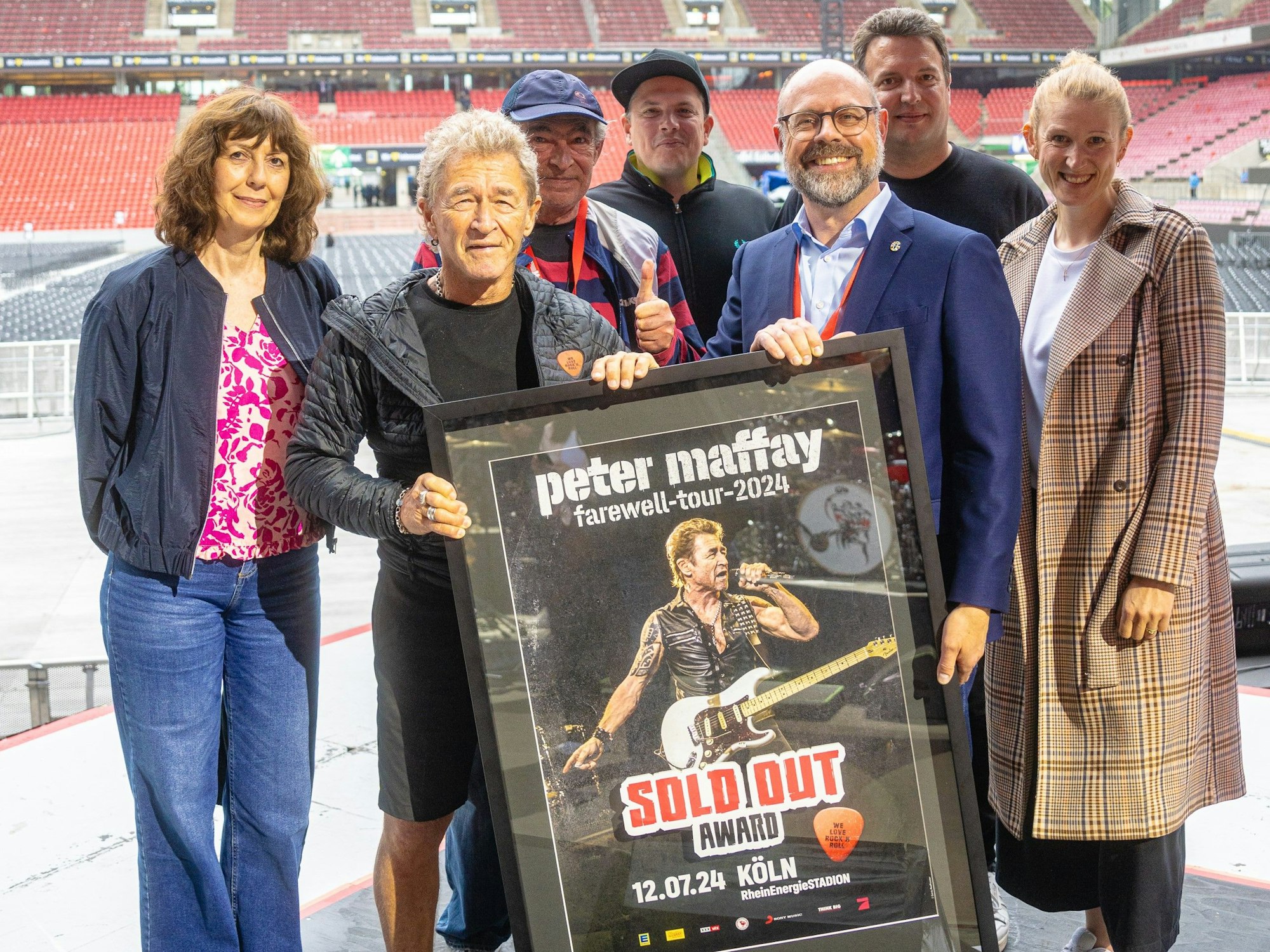 Lutz Wingerath mit Peter Maffay.