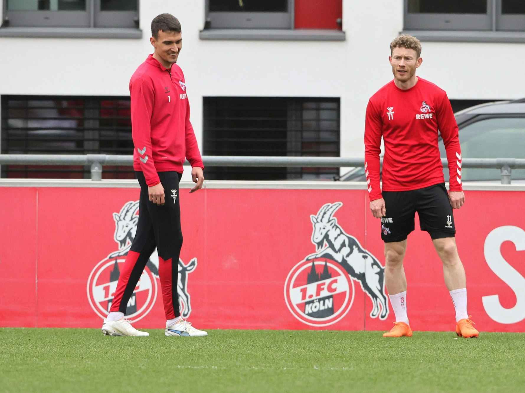 1. FC Köln, Training, von links: Dejan Ljubicic, Florian Kainz