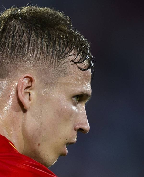 Dani Olmo im Spanien-Trikot bei der EM 2024.