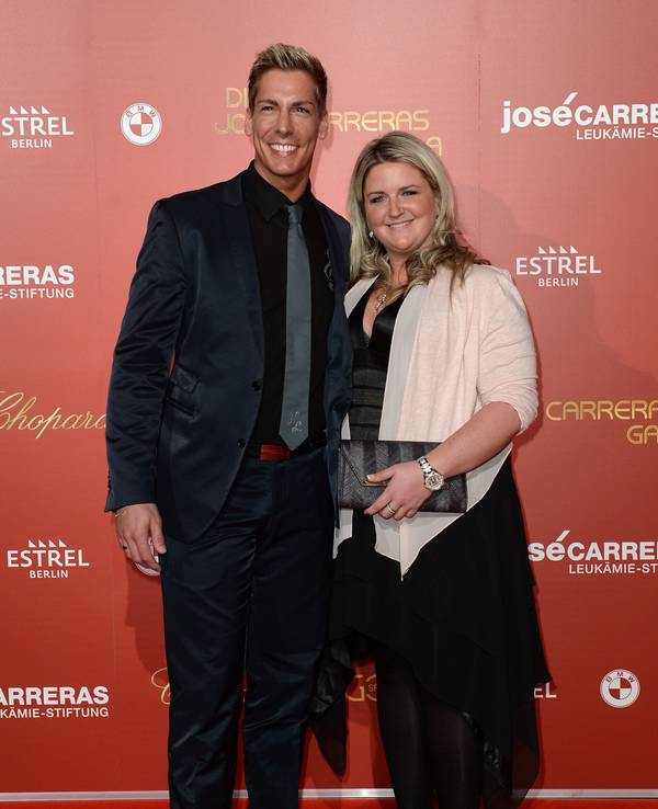 Norman Langen (l) und Ehefrau Verena De-Haan (hier bei der Jose Carreras Gala 2016 in Berlin, freuen sich auf ihr zweites Kind.