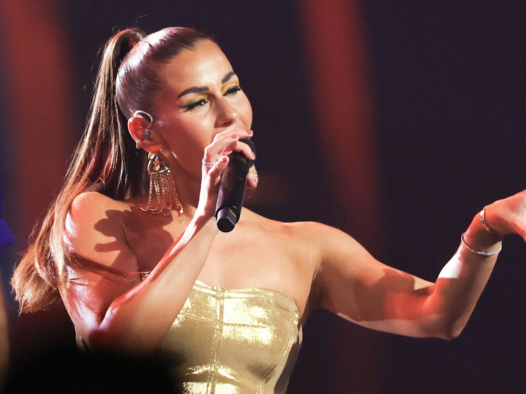 Sarah Engels tritt am 7. Mai 2024 in Die Giovanni Zarrella Show auf.