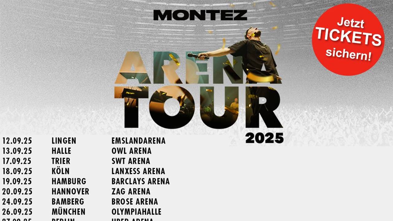 Montez Arena Tour 2025: Tourdaten