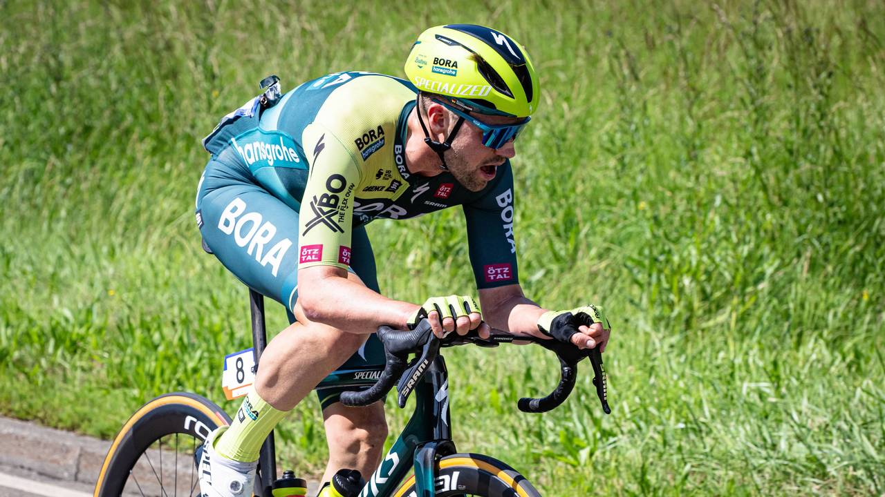 Maximilian Schachmann auf den Rad für Red Bull-Bora-hansgrohe.