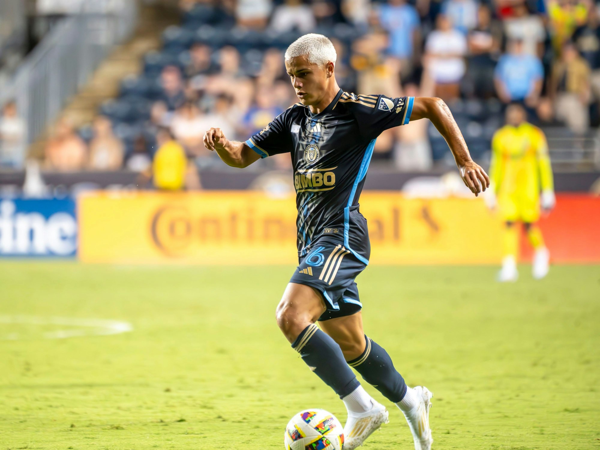 Cavan Sullivan von Philadelphia Union gab am 17. Juli 2024 sein Profi-Debüt in der MLS.