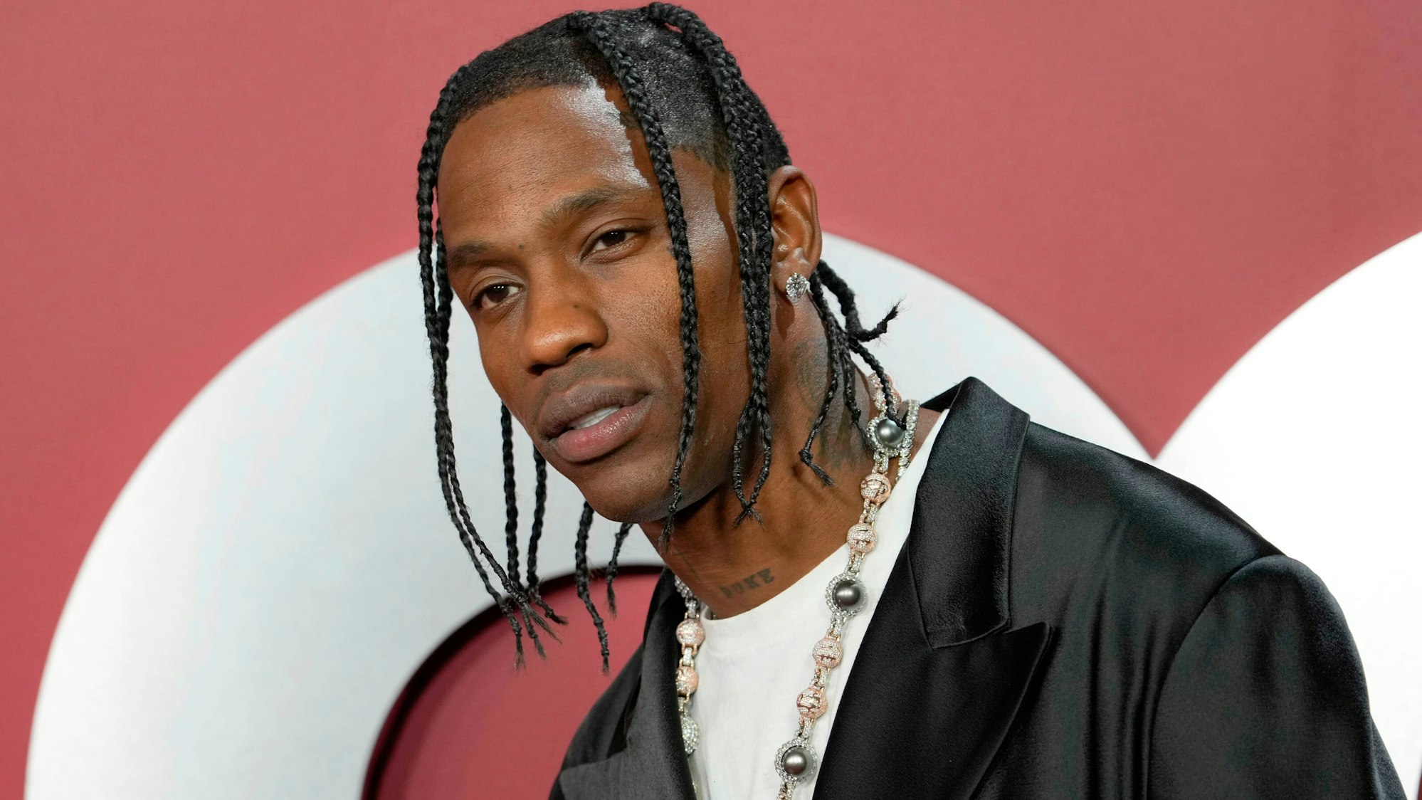 US-Rapper Travis Scott kommt zur GQ's-Men-of-the-Year-Party.
