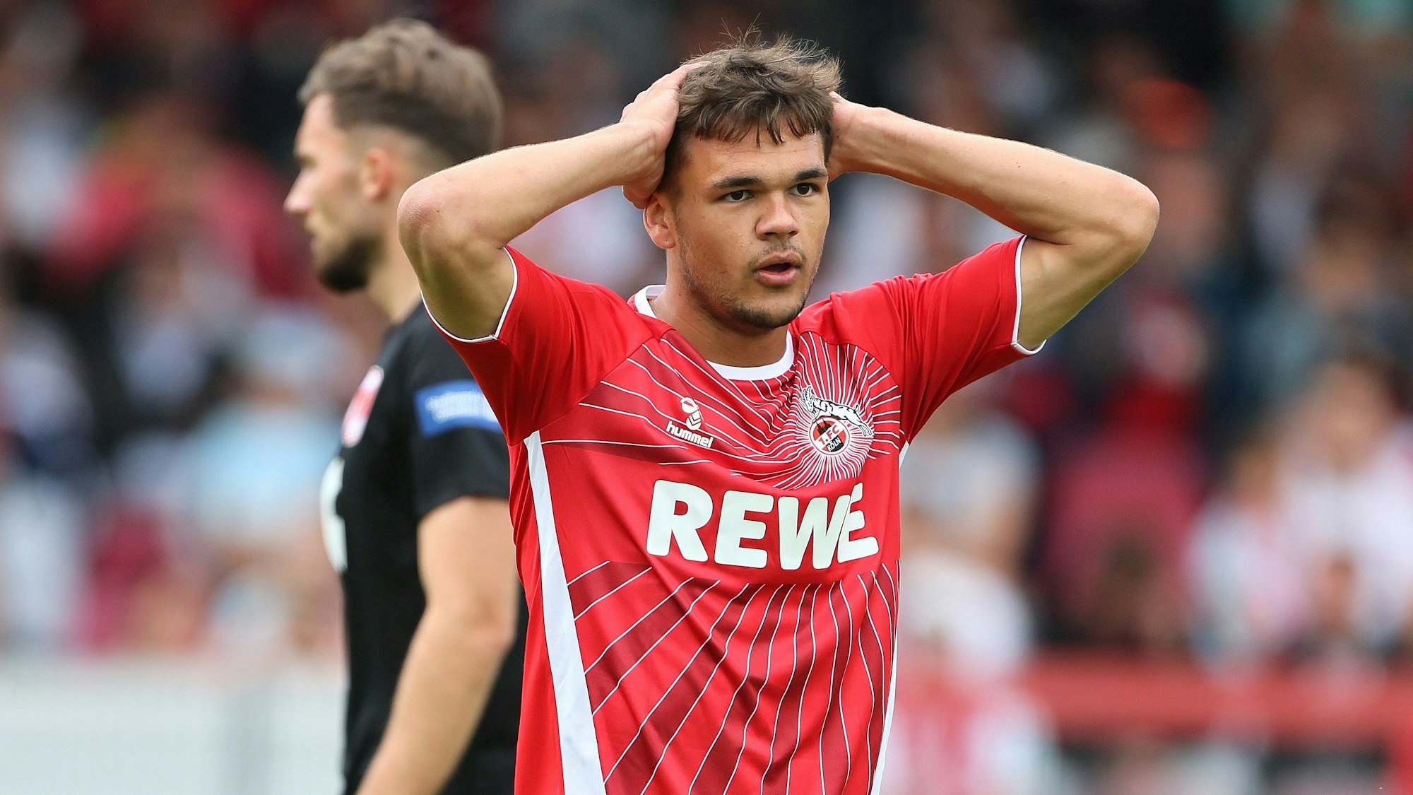 Max Finkgräfe im Testspiel gegen die Kickers Offenbach.