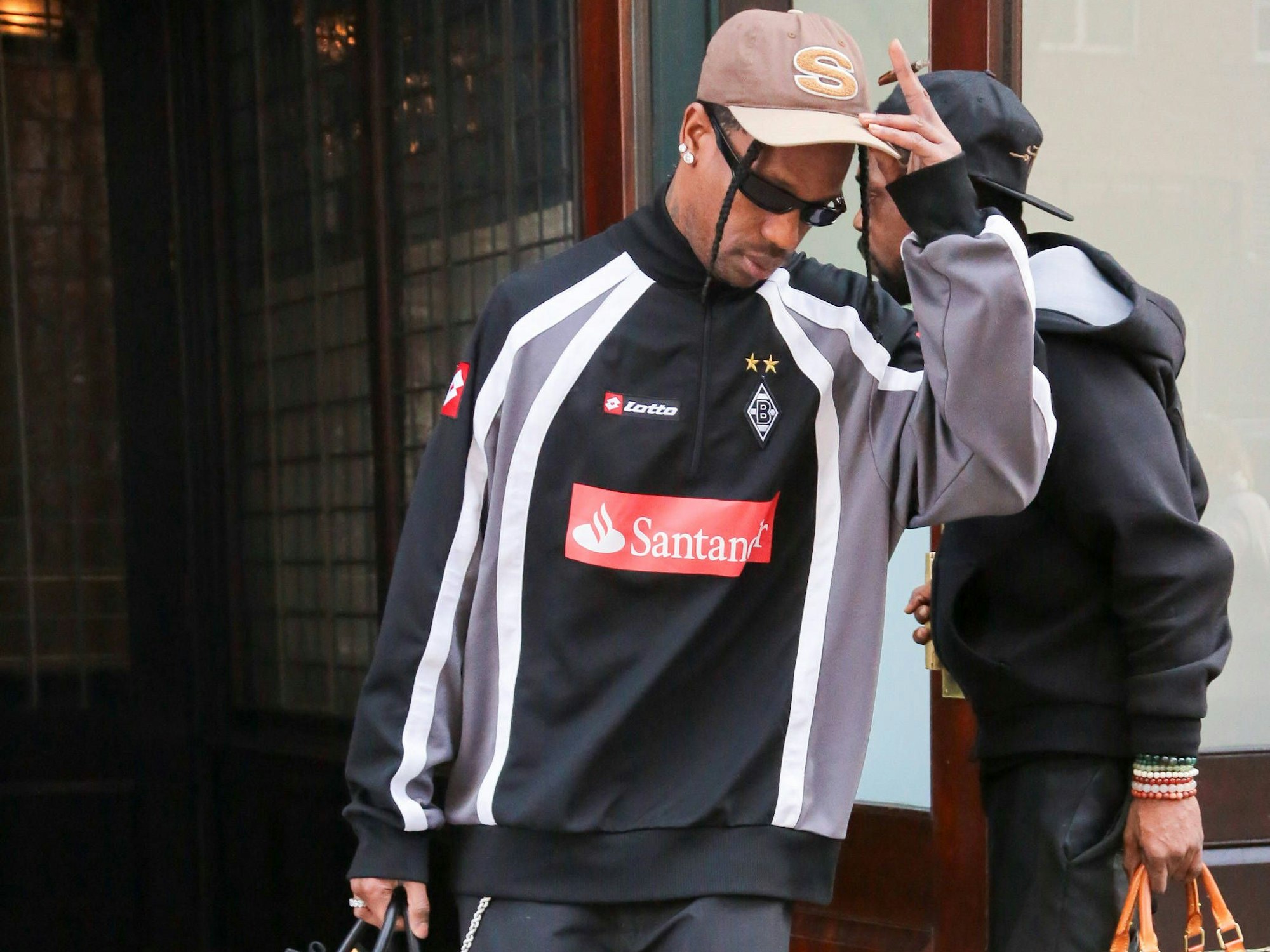 Travis Scott spotted out in the city.