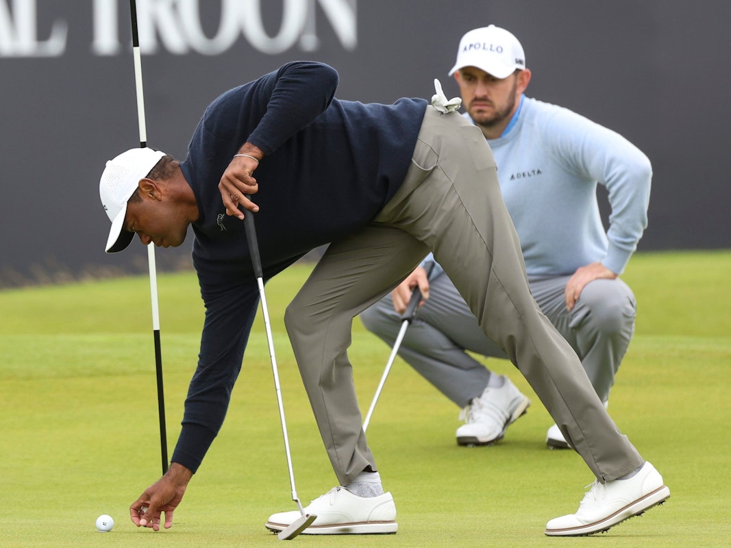 Tiger Woods am Freitag (19. Juli 2024) bei den British Open.