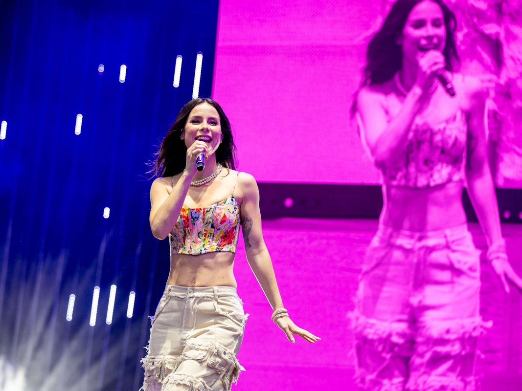 Lena bei einem Konzert auf der Freilichtbühne im Hamburger Stadtpark