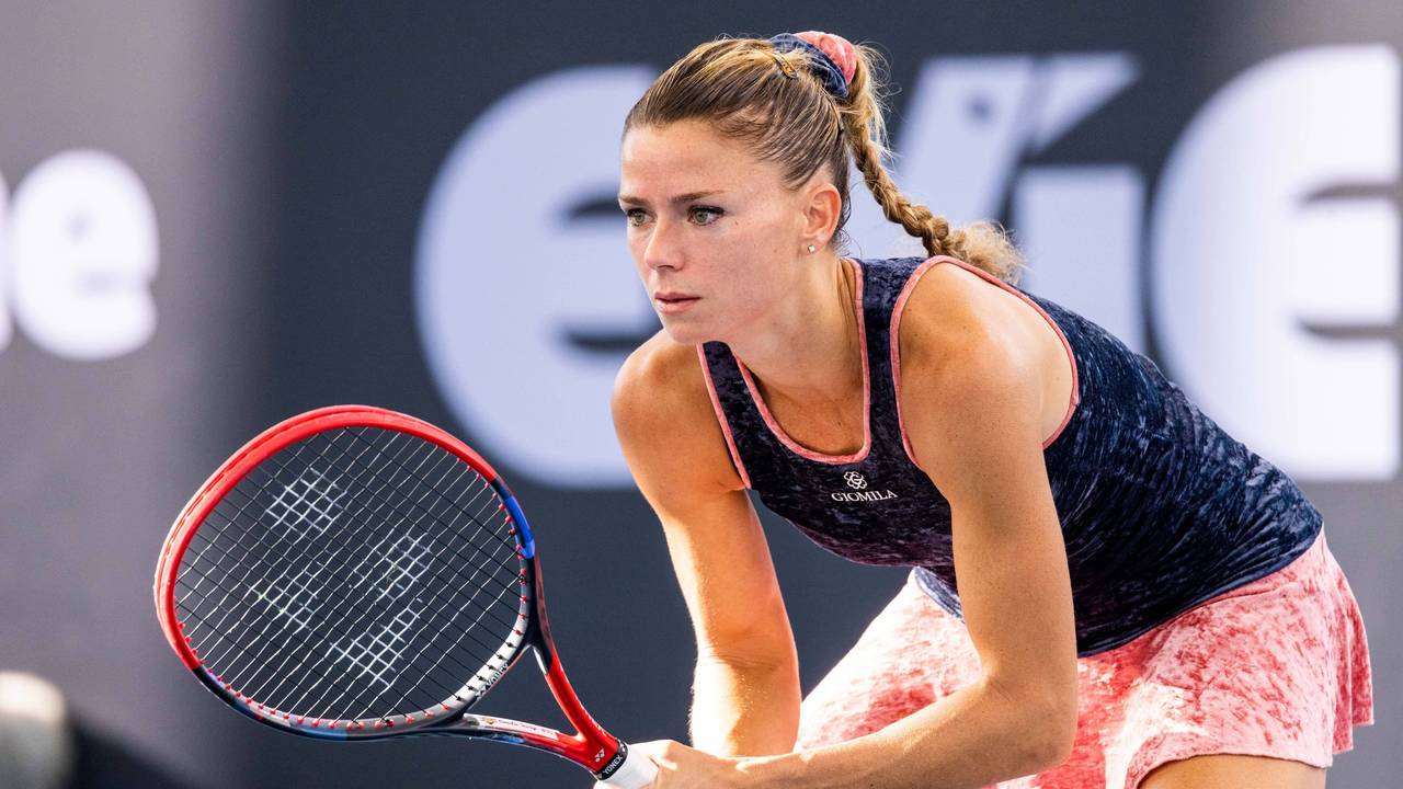 Camila Giorgi beim Tennis.