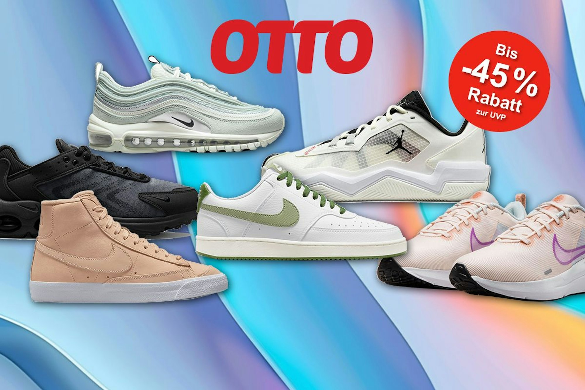 Großer Nike Sneaker Sale bei OTTO: Spare bis zu 45% auf angesagte Sneaker von Nike