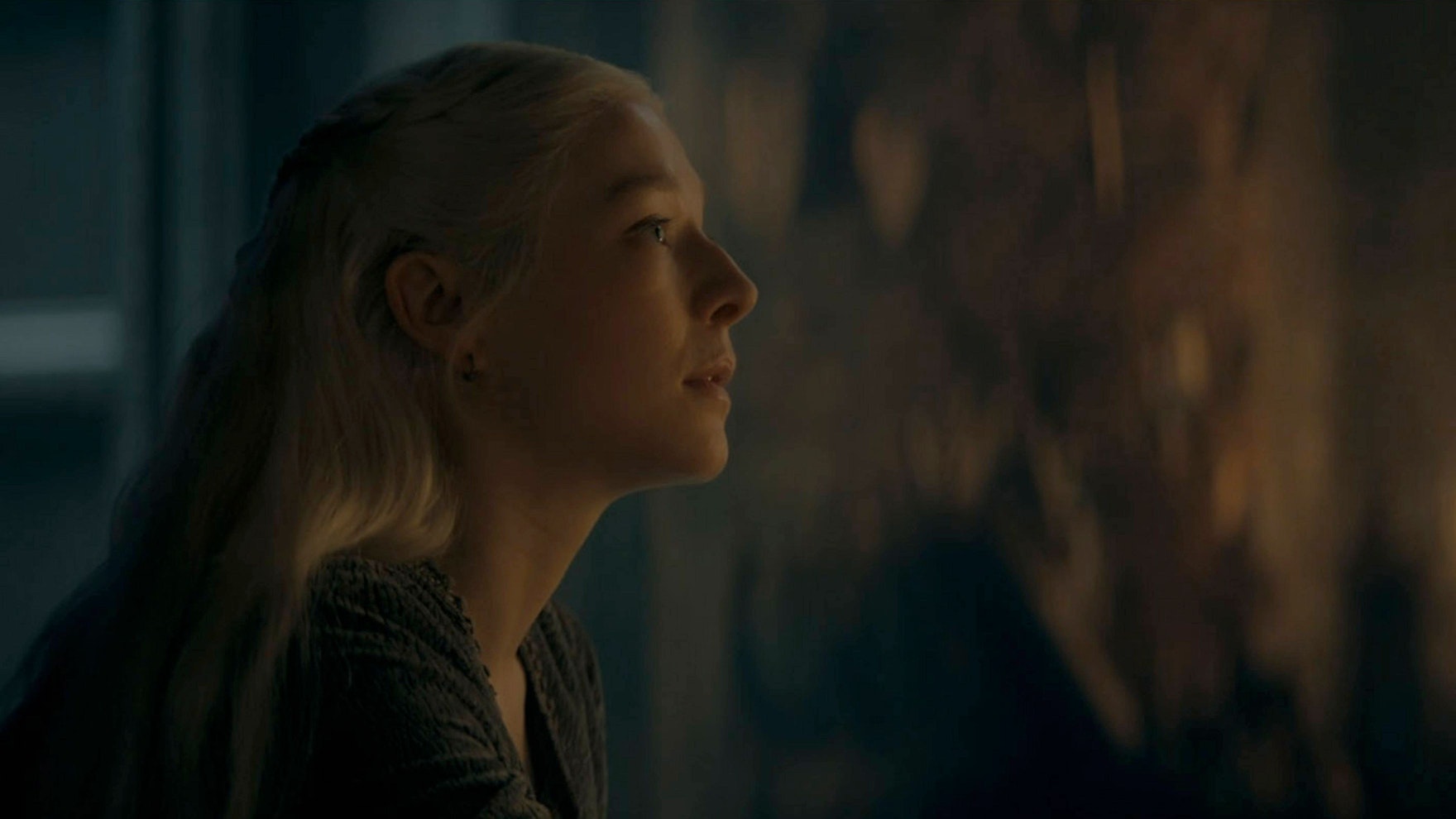 Emma D'Arcy als Rhaenyra Targaryen in einer Szene.