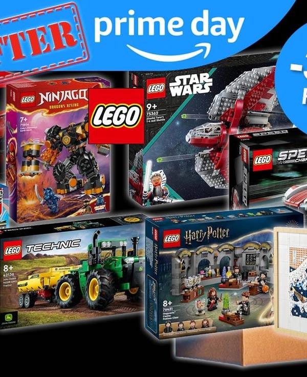 Amazon After Prime Day Angebote auf Lego Speed Champions, Star Wars, Harry Potter, City, Art, Ninjago, Technic.