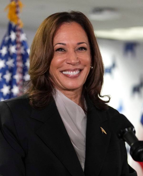US-Vizepräsidentin Kamala Harris spricht am 22. Juli 2024.