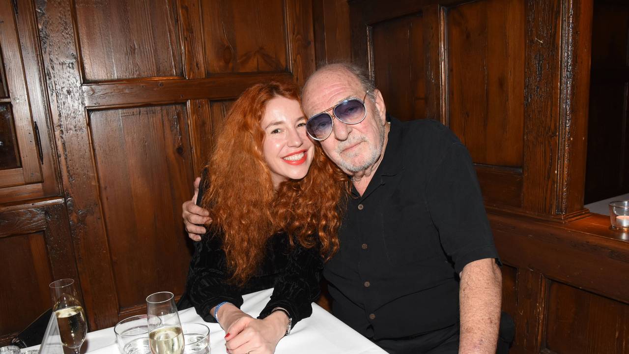 Ralph Siegel mit seiner Frau Laura im Juni 2023 im Hackerhaus in München