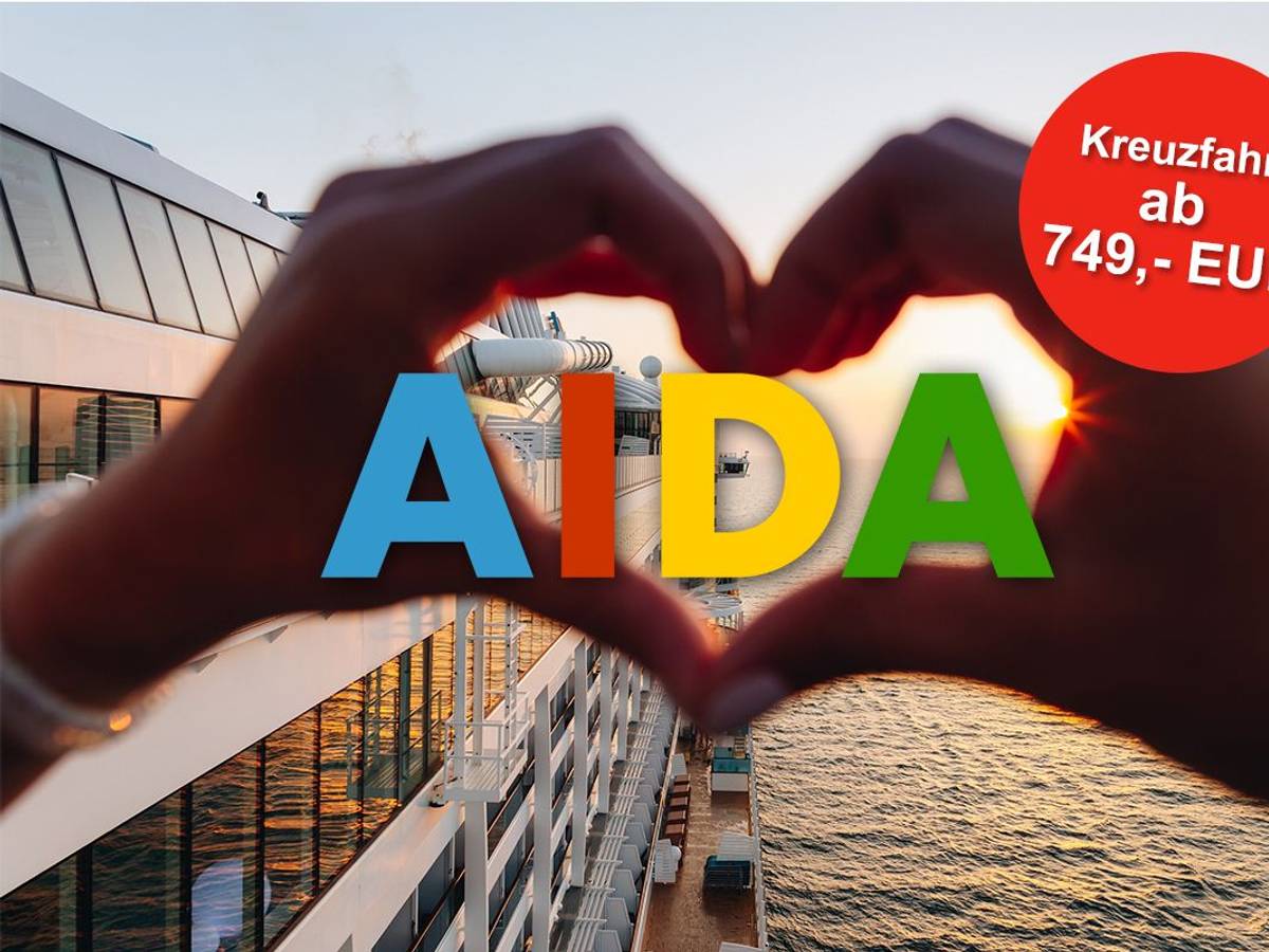 AIDA Traumstart um 12 Angebote: Jetzt Mittelmeer-Kreuzfahrt schon ab 749€ buchen