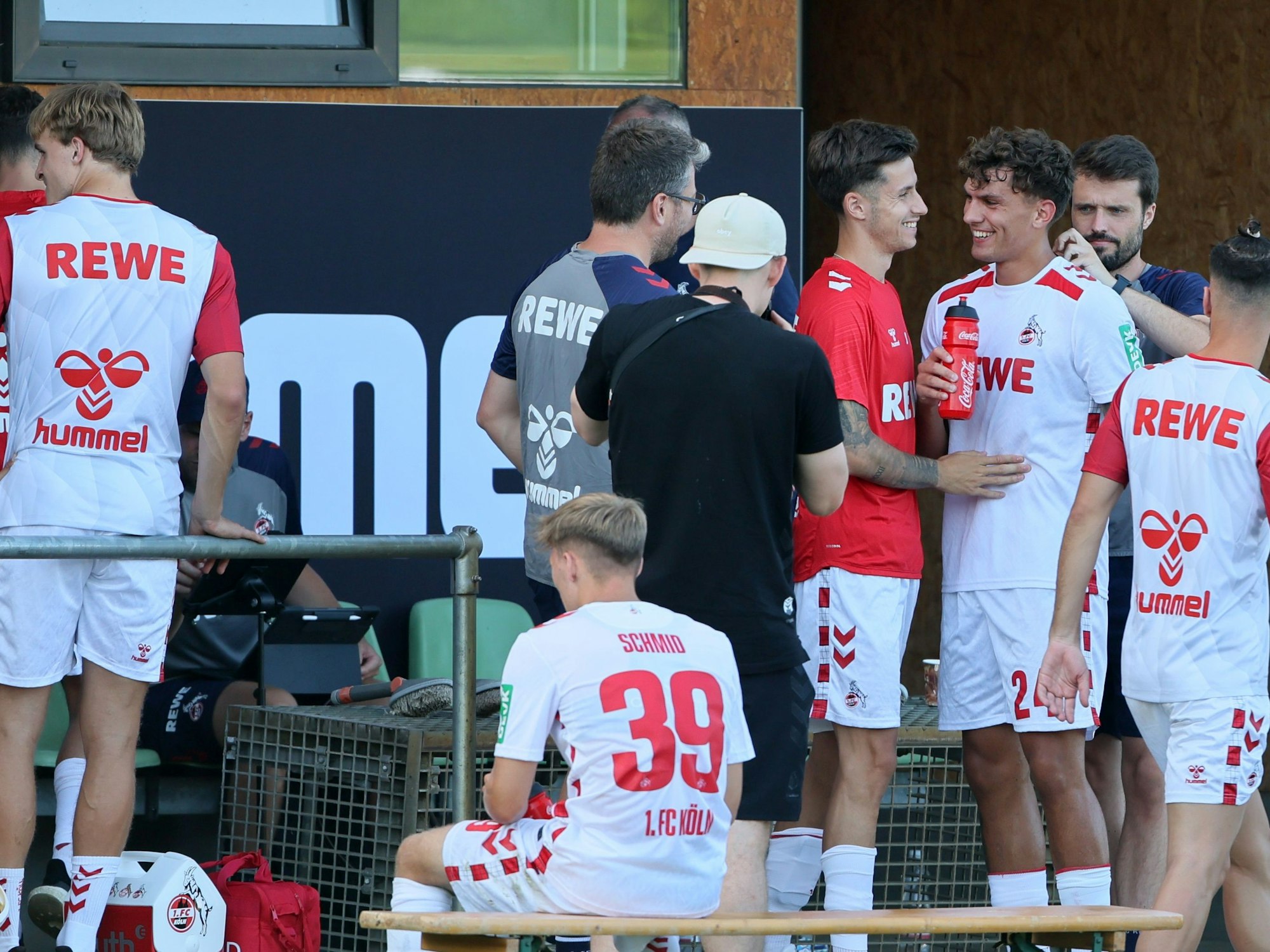 Der 1. FC Köln nach dem Testspiel gegen Swansea City.