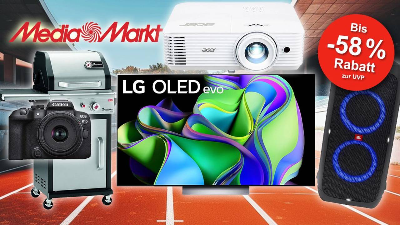 MediaMarkt Olympia Angebote Bis 58% Rabatt auf Smart-TVs, Soundbars und mehr von Marken wie Samsung, LG, Philips und Bose