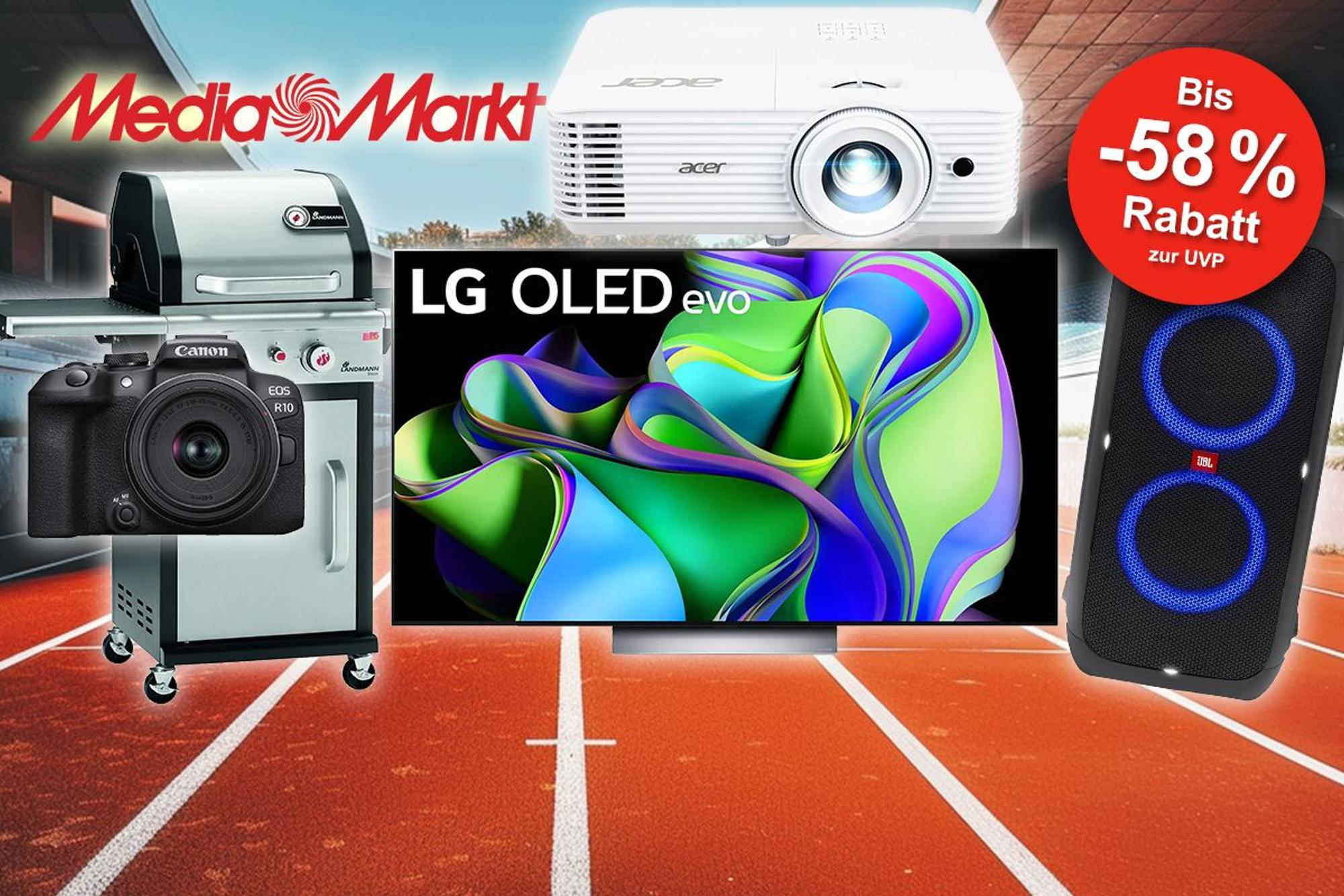 MediaMarkt Olympia Angebote Bis 58% Rabatt auf Smart-TVs, Soundbars und mehr von Marken wie Samsung, LG, Philips und Bose