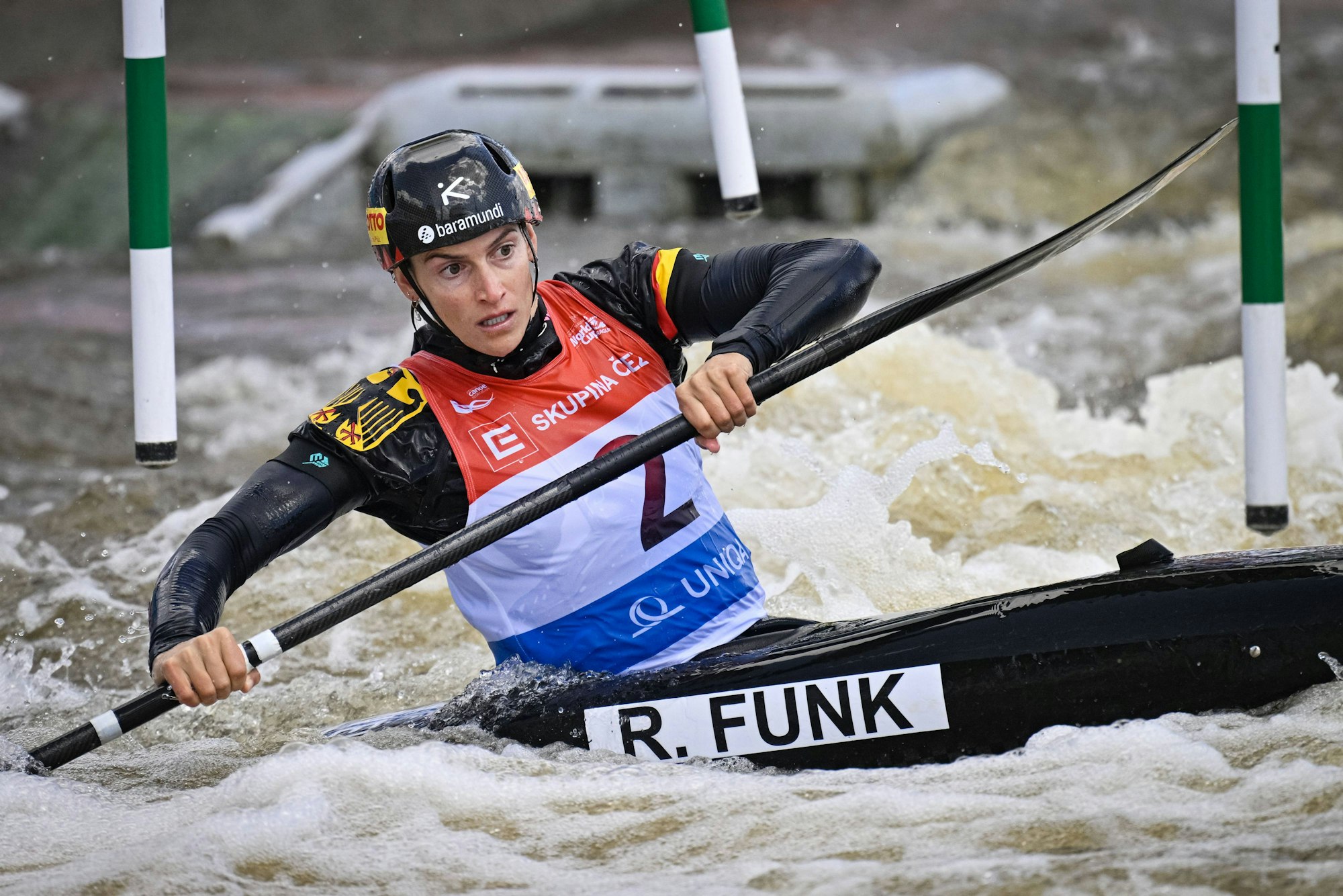 Ricarda Funk in Aktion.