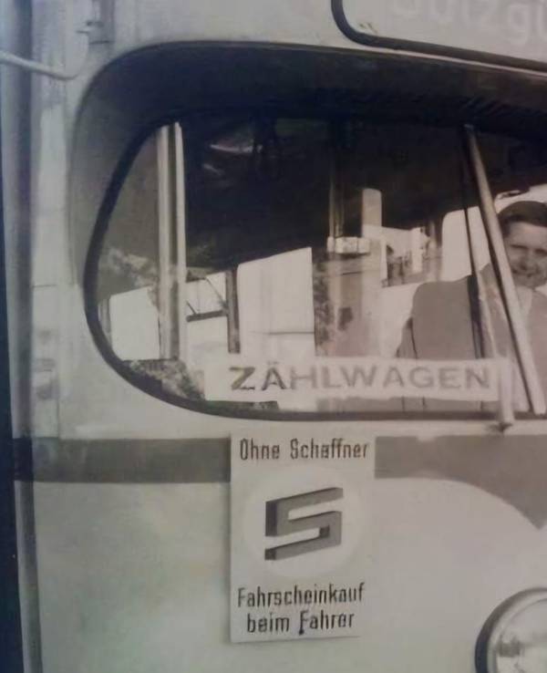 Eine KVB-Bahn in den 1960er-Jahren.