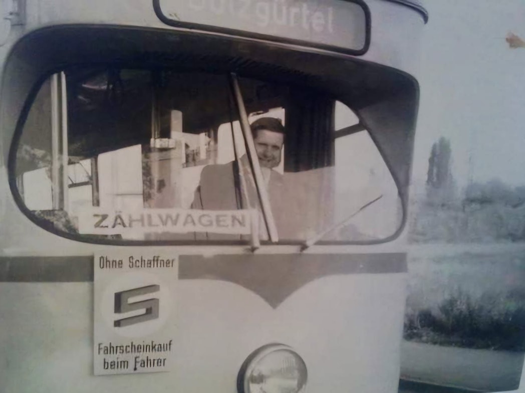 Eine KVB-Bahn in den 1960er-Jahren.