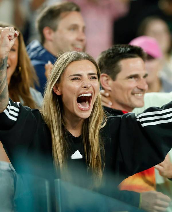 Sophia Thomalla jubelt über den Sieg ihres Freundes Alexander Zverev.