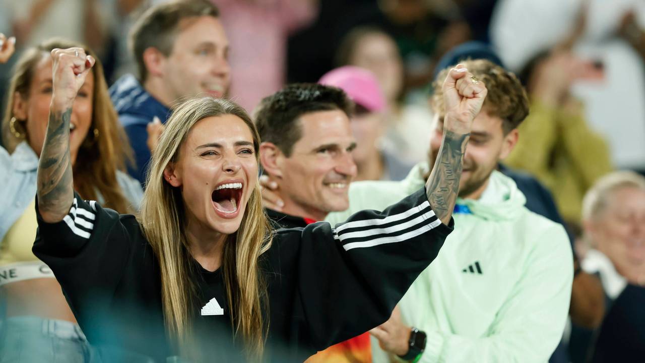 Sophia Thomalla jubelt über den Sieg ihres Freundes Alexander Zverev.