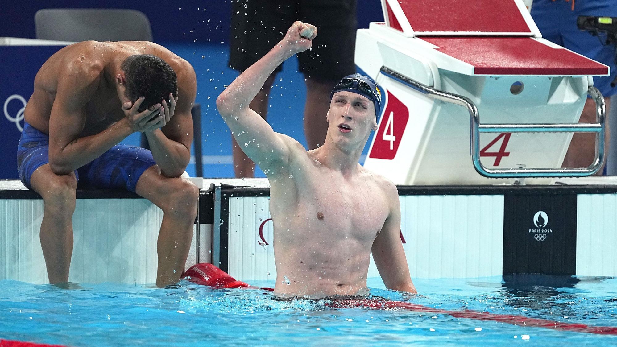 Lukas Märtens am Samstag (27. Juli 2024) bei den Olympischen Spielen in Paris.