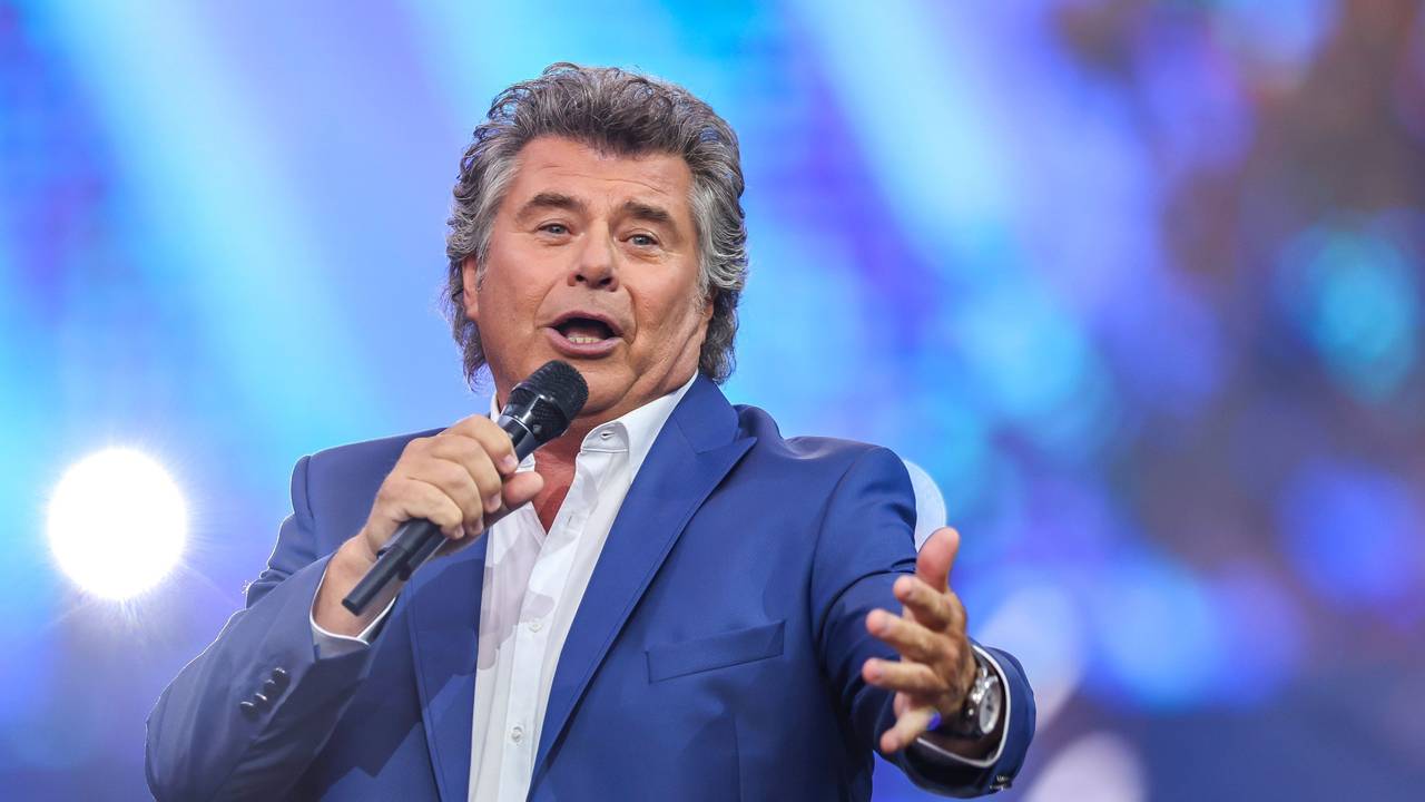Sänger Andy Borg im Juli 2022 in Leipzig während der Show „Das große Schlagercomeback“ auf der Bühne.