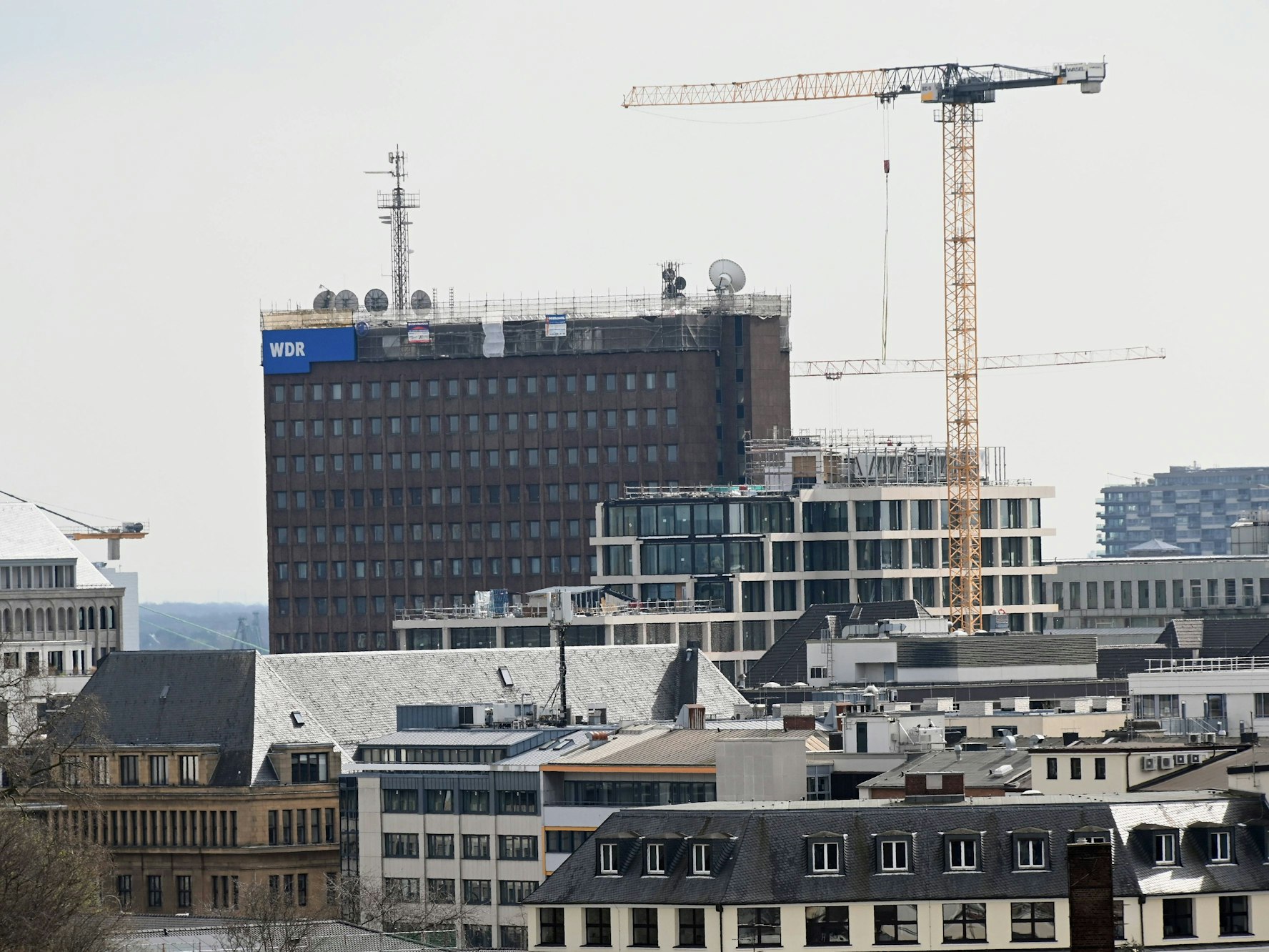 Das Groß-Bauprojekt WDR Filmhaus in der Kölner Innenstadt.