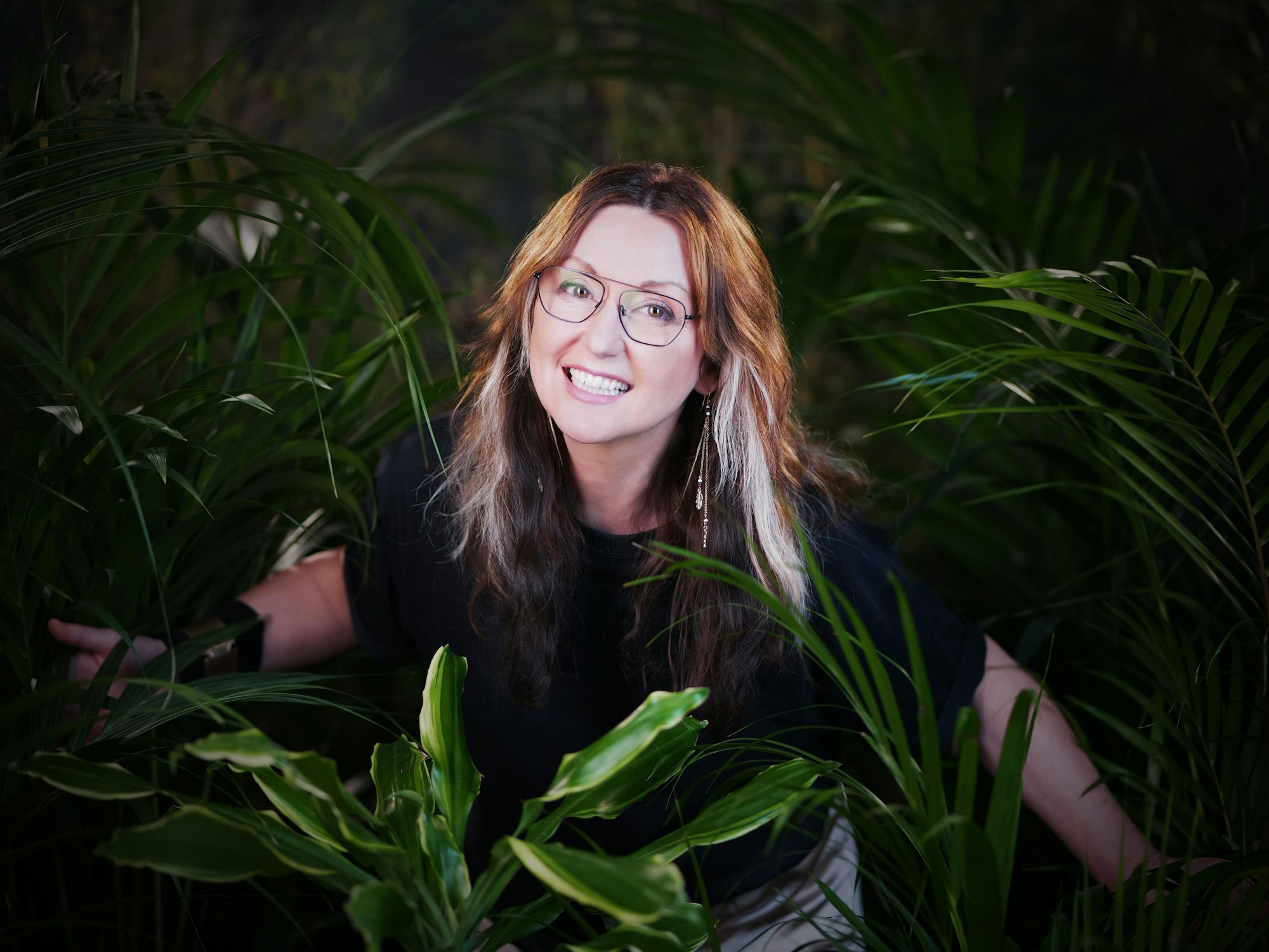 Hanka Rackwitz beim Fotoshooting für das Dschungelcamp.