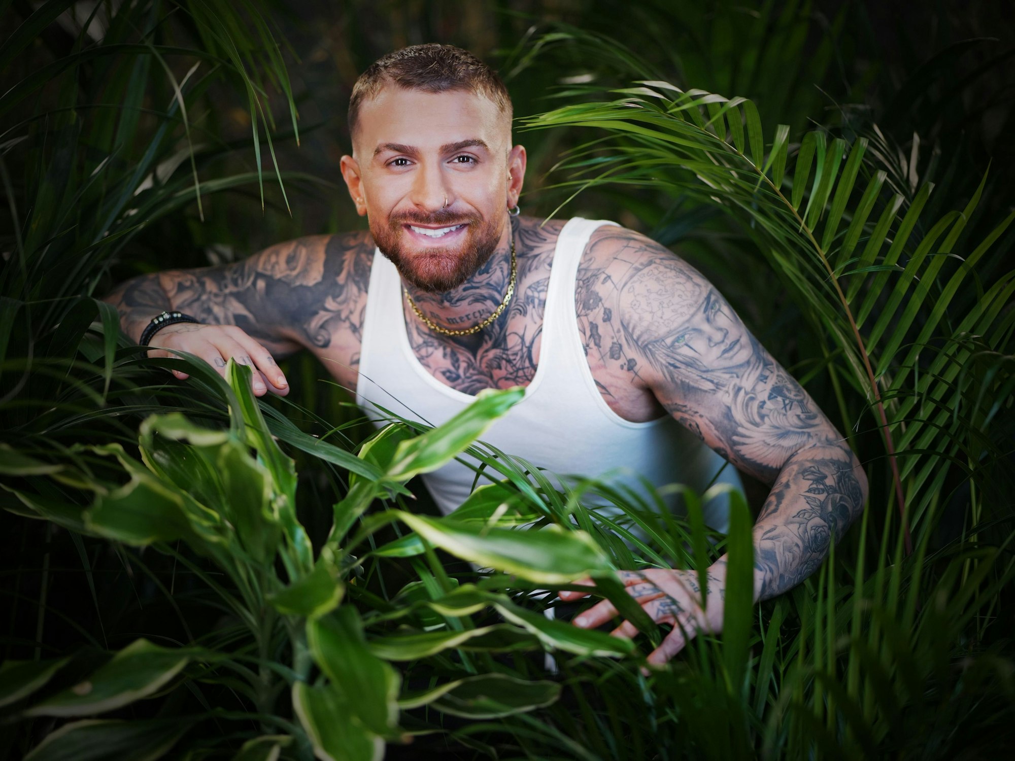 Gigi Birofio beim Fotoshooting für das Sommer-Dschungelcamp 2024.