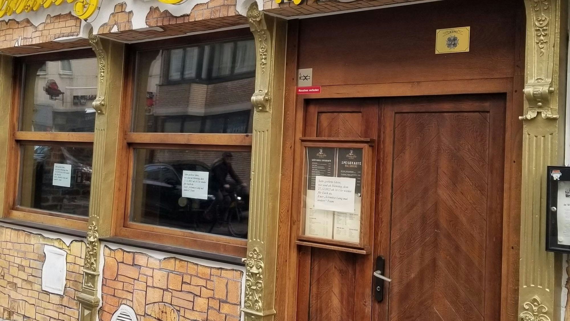 Das Schmitze Lang in Köln von außen.