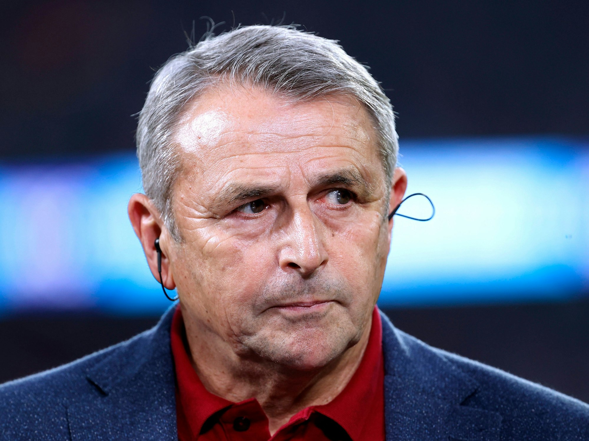 Klaus Allofs bei einem Interview.