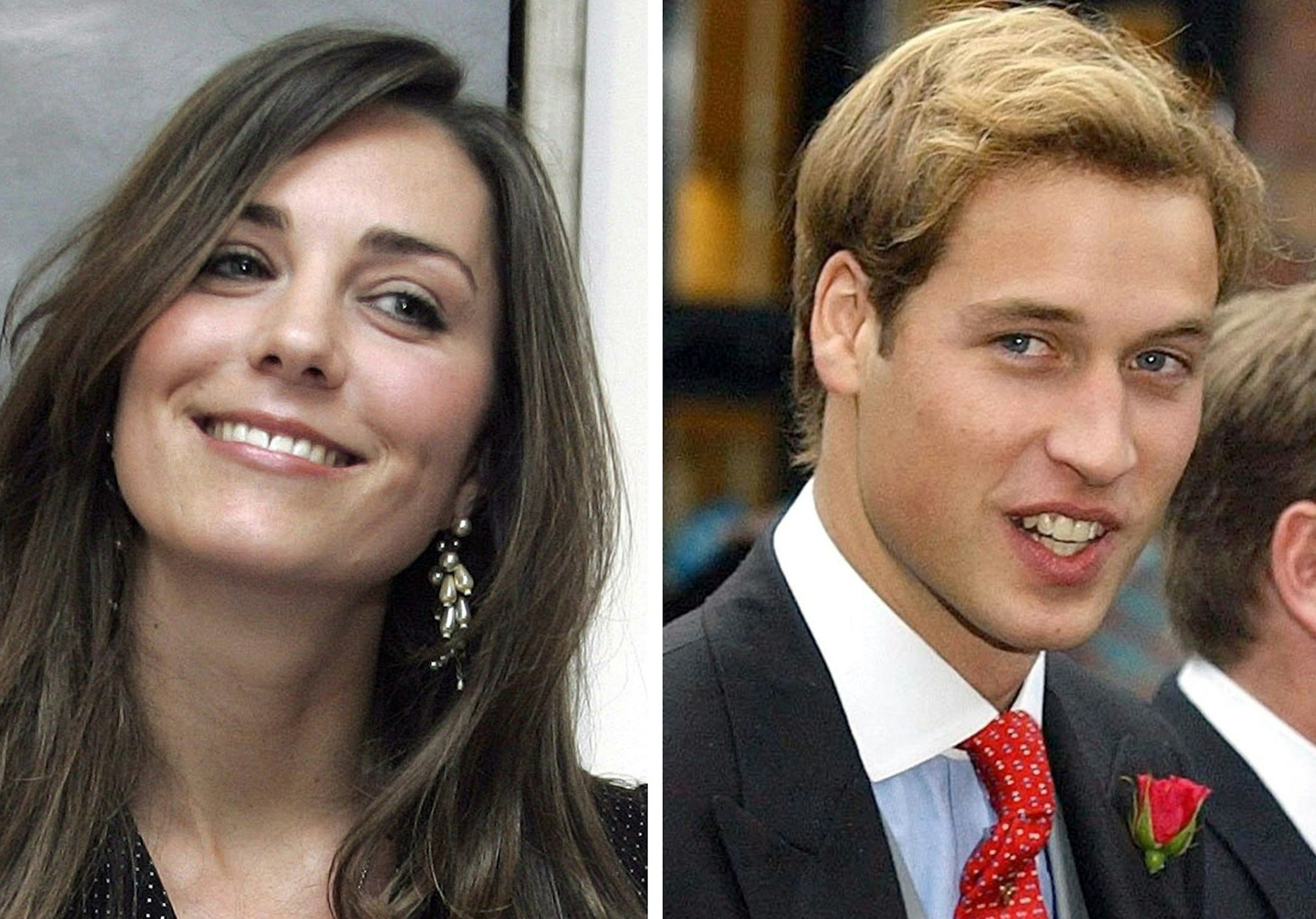 Verliebten sich als Studierende: Kate Middleton (hier im April 2007 und Prinz William (hier im November 2004).