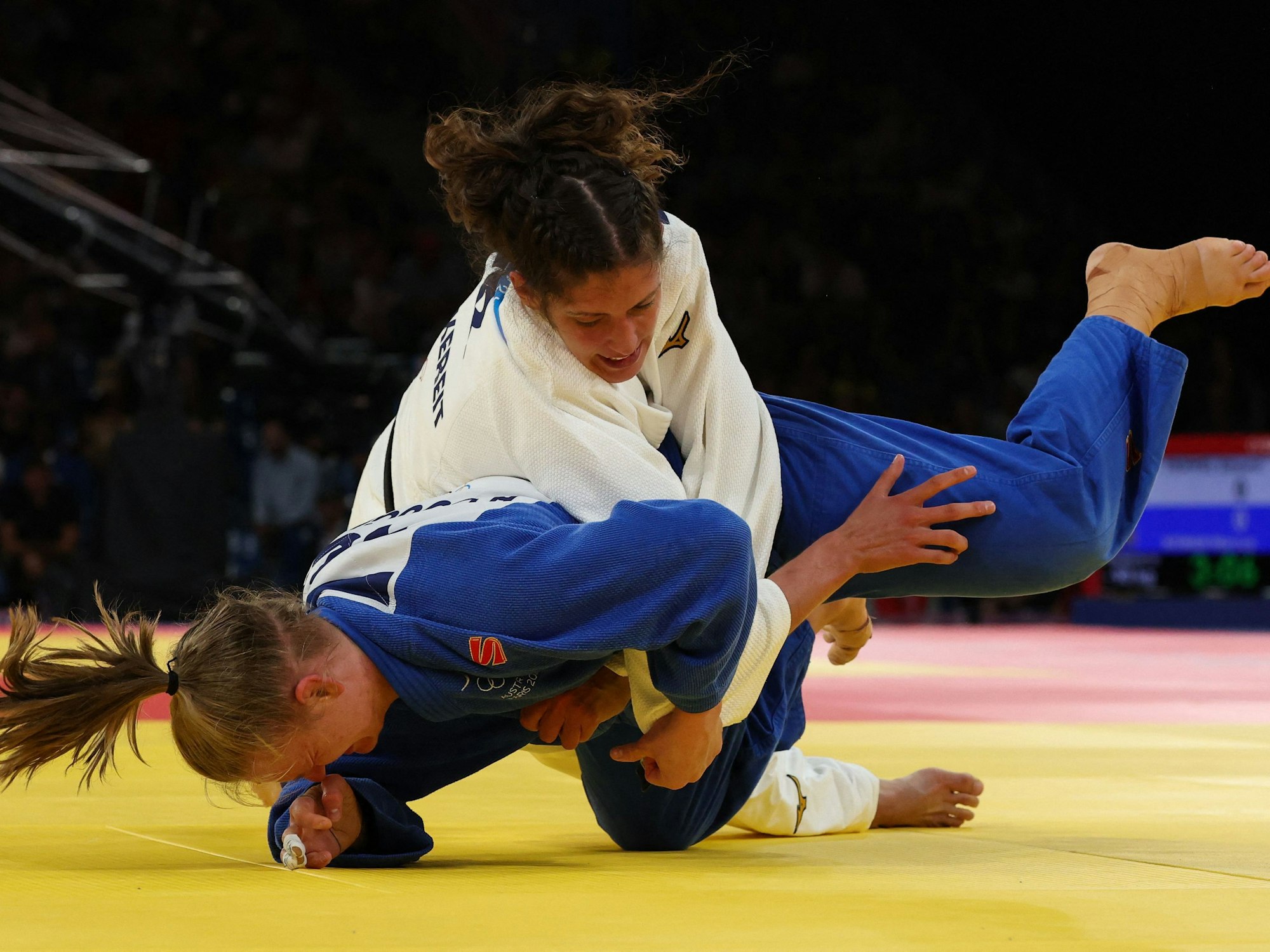 Miriam Butkereit bei einem Wurf.