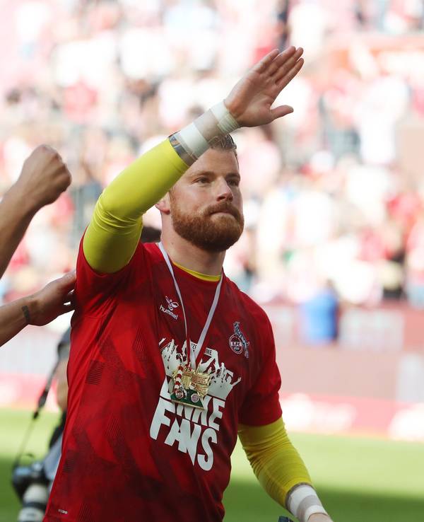 Timo Horn bei seinem Abschied vom 1. FC Köln.