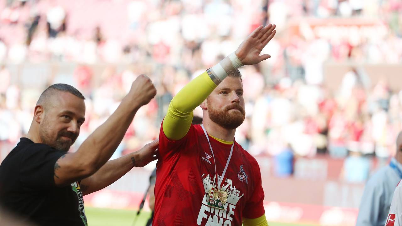 Timo Horn bei seinem Abschied vom 1. FC Köln.
