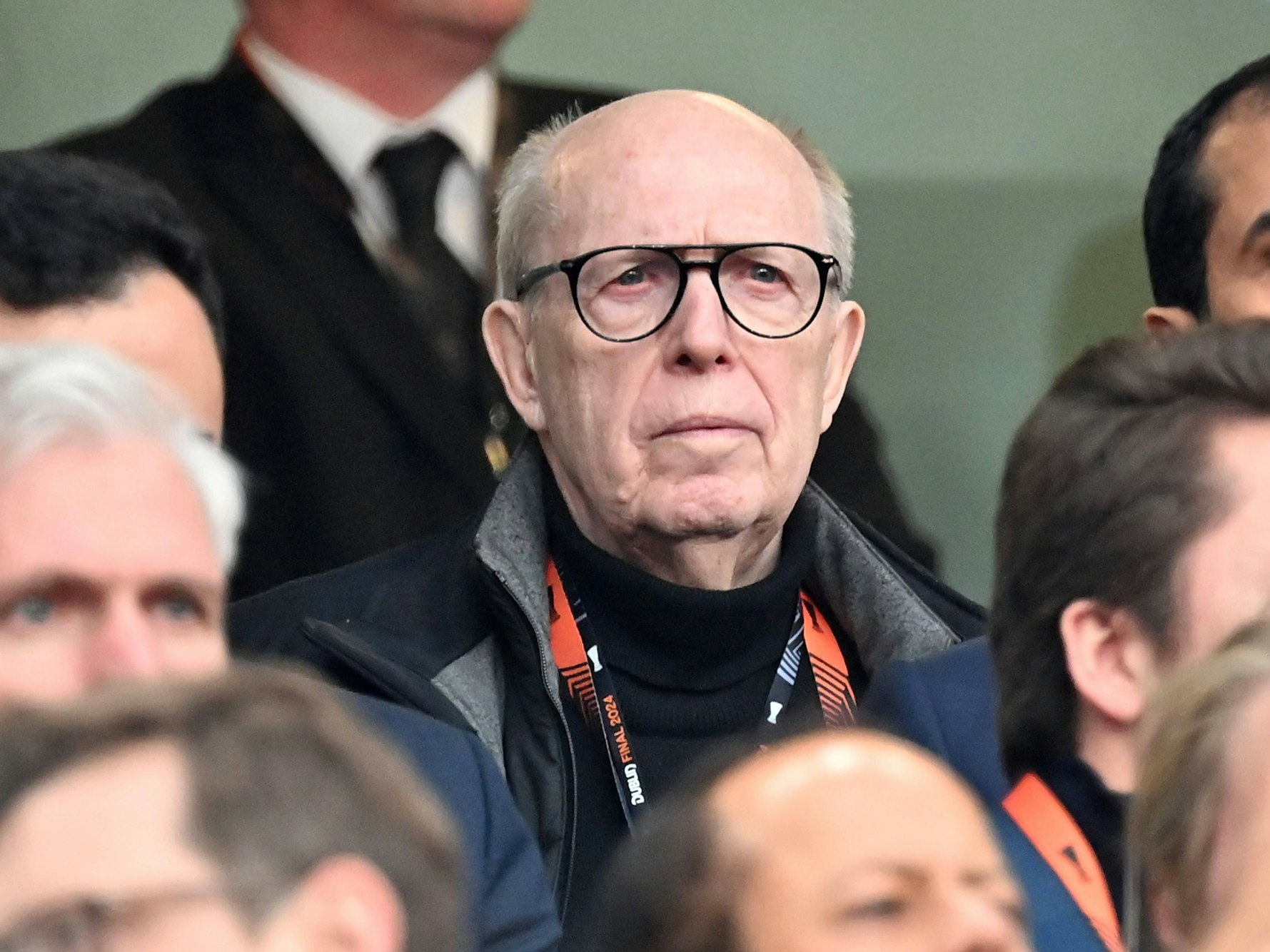 Reiner Calmund beim Europa-League-Finale zwischen Leverkusen und Bergamo.