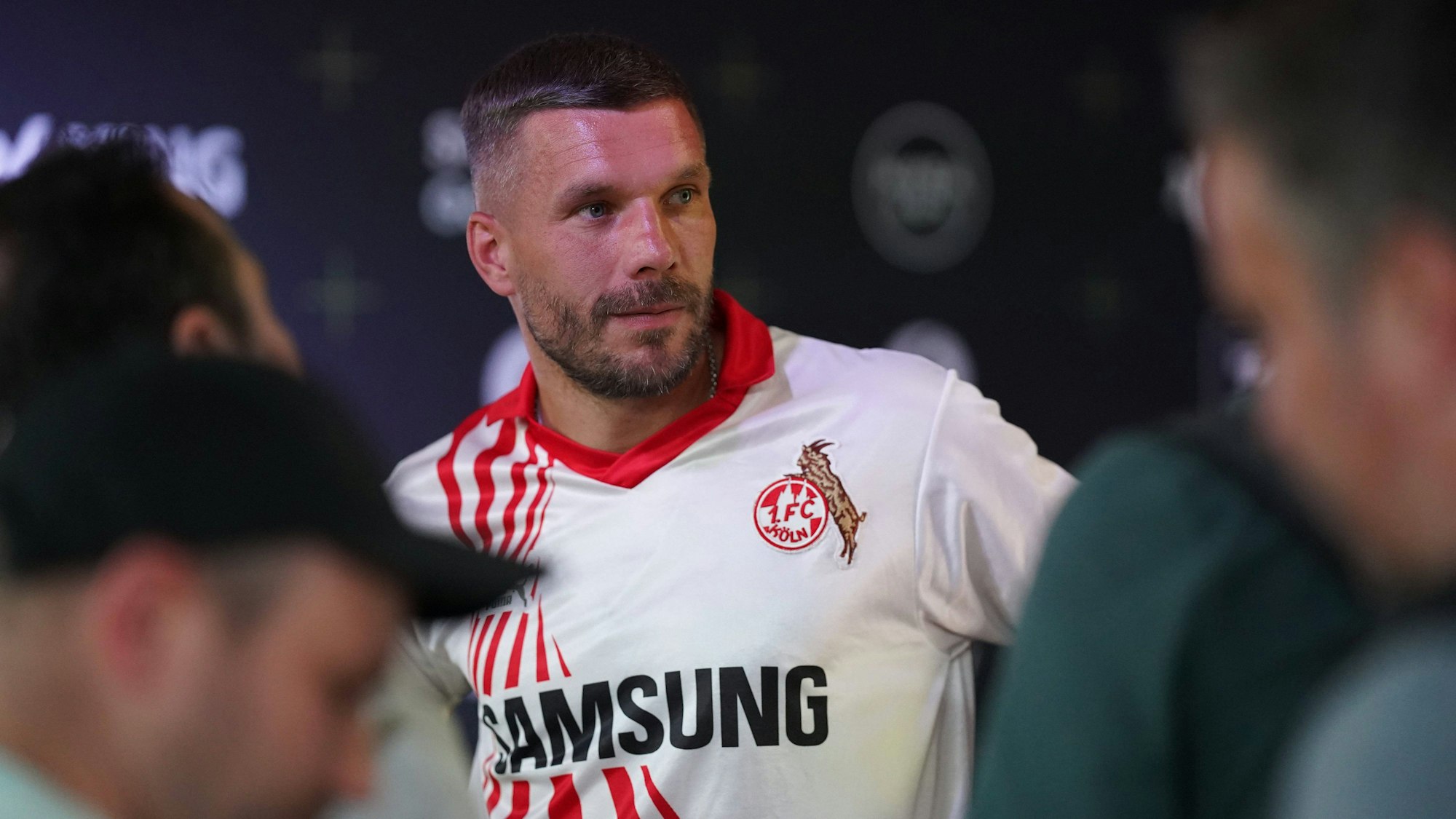 Lukas Podolski im FC-Trikot.